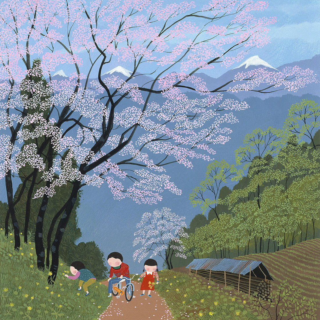 日本の四季 ふるさとの詩 原田泰治版画展 | 丸由百貨店【鳥取】